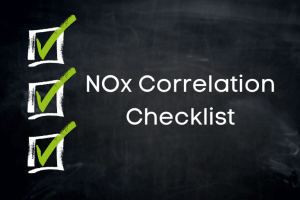 NOx Correlation Checklist