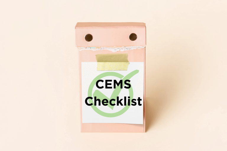 End of Year CEMS Checklist